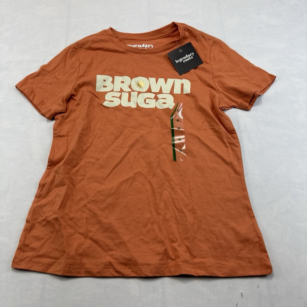 Legendary Rootz Brown Suga Graphic Tee Women M Rust Target BHM